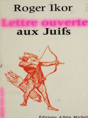 cover image of Lettre ouverte aux Juifs